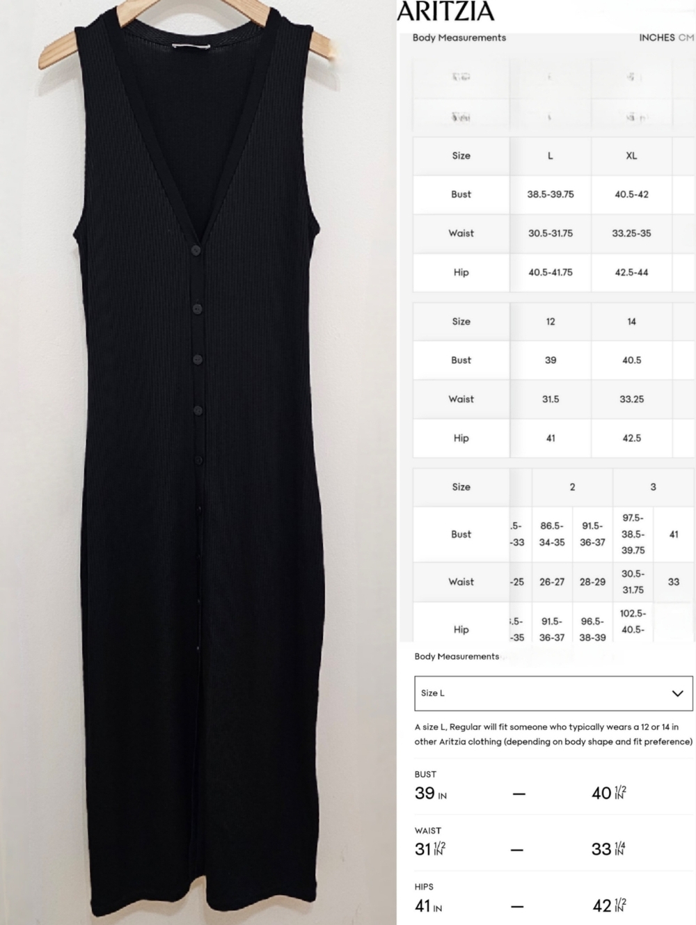 Aritzia Babaton Jayce Black Sleeveless Rib Knit Midi Dress - Picture 15 of 16